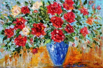 flowers - Romance of Roses Impressionism Flowers